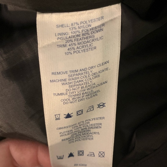 Lands End down puffer coat - Picture 8 of 8